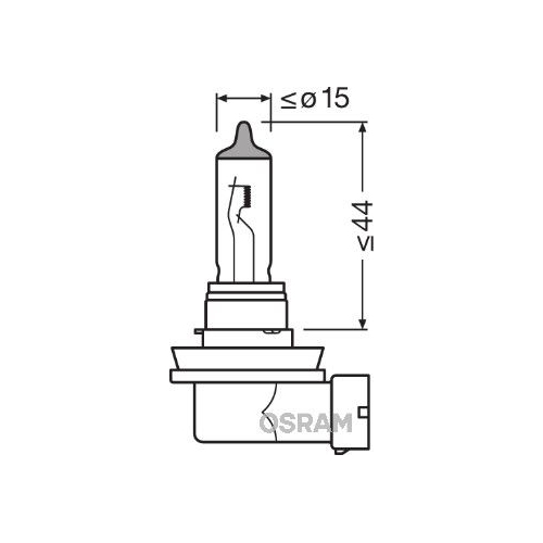 Gl&uuml;hlampe, Abbiegescheinwerfer OSRAM 64211 ORIGINAL