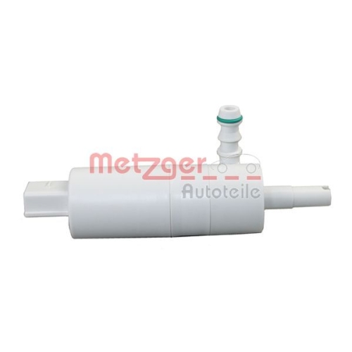 Waschwasserpumpe, Scheinwerferreinigung METZGER 2220108 f&uuml;r MERCEDES-BENZ, vorne