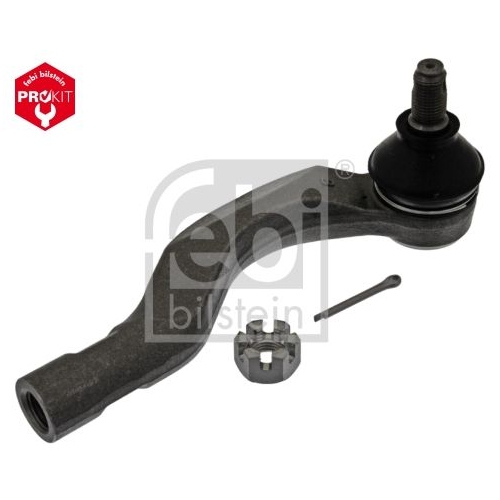 Febi Bilstein 43153 Spurstangenendst&uuml;ck mit Kronenmutter und Splint , 1 St&uuml;ck