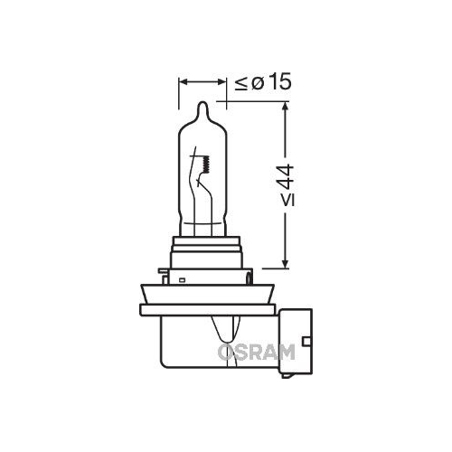 Gl&uuml;hlampe, Fernscheinwerfer OSRAM 64213 ORIGINAL