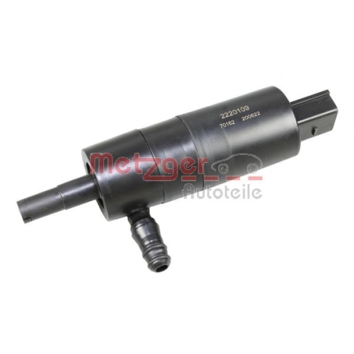 Waschwasserpumpe, Scheinwerferreinigung METZGER 2220109 f&uuml;r BMW MINI, vorne