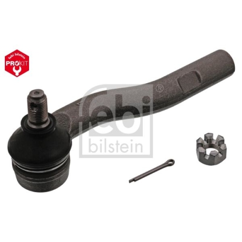Febi Bilstein 43155 Spurstangenendst&uuml;ck mit Kronenmutter und Splint , 1 St&uuml;ck