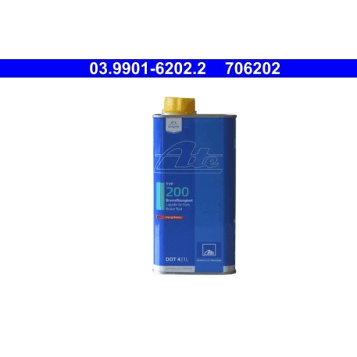 ATE Bremsfl&uuml;ssigkeit TYP 200 1L Original Brake Fluid 03.9901-6202.2