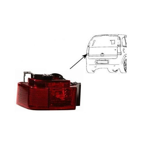 Heckleuchte VAN WEZEL 3782927 f&uuml;r OPEL, links