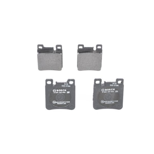 Bremsbelagsatz, Scheibenbremse BOSCH 0 986 460 965 f&uuml;r CHRYSLER MERCEDES-BENZ