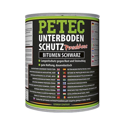 Unterbodenschutz PETEC 73100 UNTERBODENSCHUTZ BITUMEN, PINSELDOSE, SCHWARZ f&uuml;r