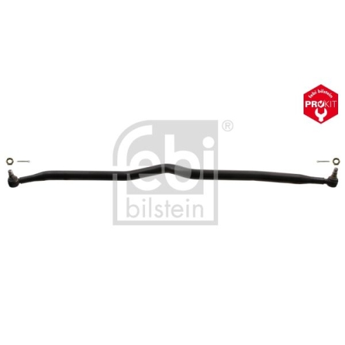 Febi Bilstein 28684 Lenkstange mit Kronenmuttern und Splinten, vom 1. Lenkzwischenhebel zum 2. Lenkzwischenhebel , 1 St&uuml;ck