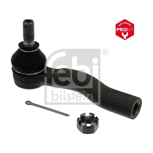 Febi Bilstein 43159 Spurstangenendst&uuml;ck mit Kronenmutter und Splint , 1 St&uuml;ck