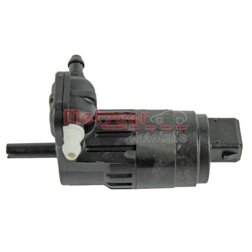 Waschwasserpumpe, Scheibenreinigung METZGER 2220046 ORIGINAL ERSATZTEIL f&uuml;r FIAT
