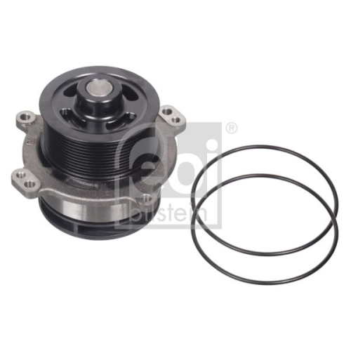 Febi Bilstein 30681 Wasserpumpe mit Riemenscheibe und Dichtungen , 1 St&uuml;ck