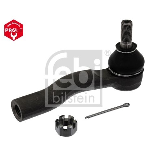 Febi Bilstein 43160 Spurstangenendst&uuml;ck mit Kronenmutter und Splint , 1 St&uuml;ck