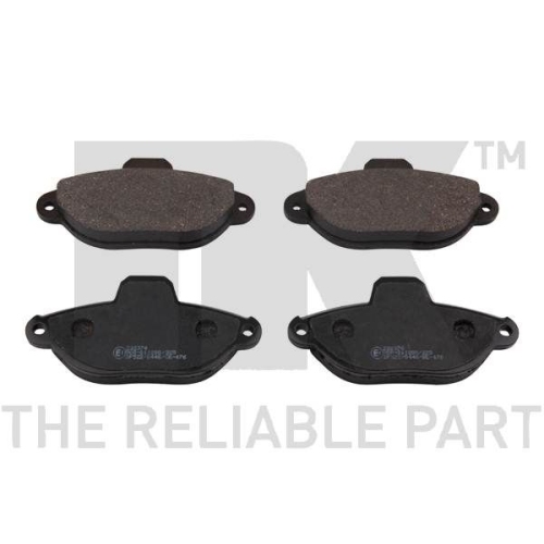 Bremsbelagsatz, Scheibenbremse NK 222374 f&uuml;r FIAT, Vorderachse