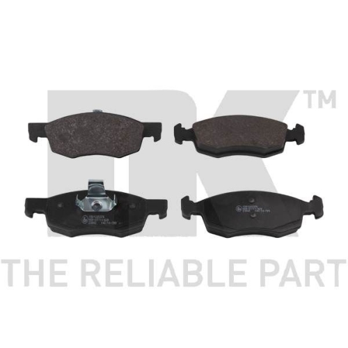 Bremsbelagsatz, Scheibenbremse NK 222376 f&uuml;r FIAT, Vorderachse