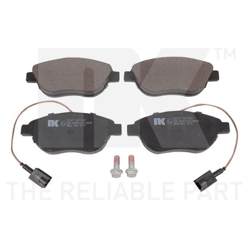 Bremsbelagsatz, Scheibenbremse NK 222377 f&uuml;r CITRO&Euml;N FIAT OPEL PEUGEOT VAUXHALL
