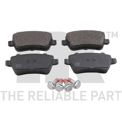 Bremsbelagsatz, Scheibenbremse NK 222379 f&uuml;r FIAT, Hinterachse