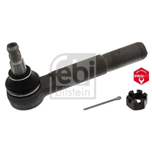 Febi Bilstein 14219 Spurstangenendst&uuml;ck mit Kronenmutter und Splint , 1 St&uuml;ck