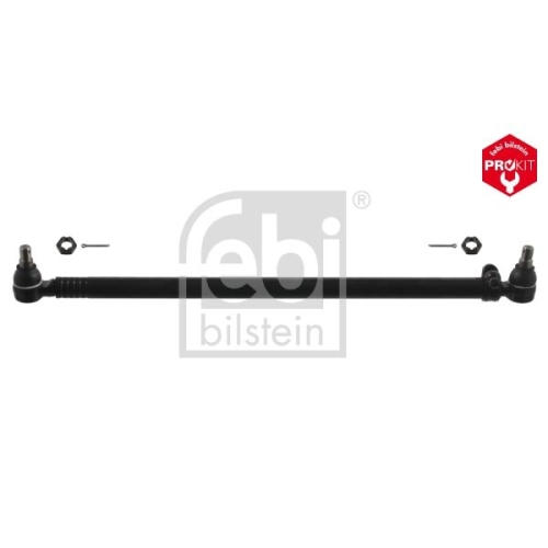 Febi Bilstein 48316 Lenkstange mit Kronenmuttern und Splinten, vom Lenkgetriebe zur 1. Vorderachse , 1 St&uuml;ck