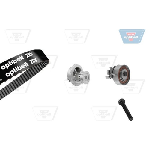 Wasserpumpe + Zahnriemensatz OPTIBELT KT 1002 W2 Optibelt-WAPU-KIT