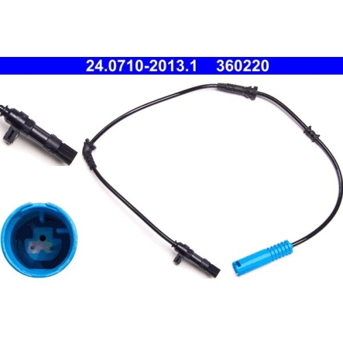 Sensor, Raddrehzahl ATE 24.0710-2013.1 f&uuml;r MINI, Vorderachse