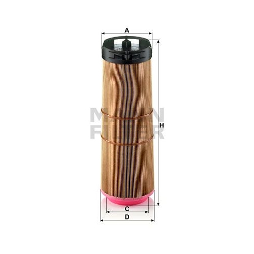 Luftfilter MANN-FILTER C 12 133/1 f&uuml;r MERCEDES-BENZ