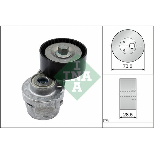 Spannarm, Keilrippenriemen INA 533 0061 20 f&uuml;r FIAT IVECO