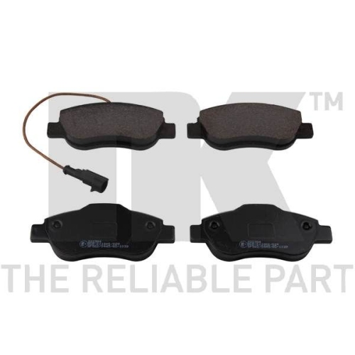 Bremsbelagsatz, Scheibenbremse NK 222384 f&uuml;r FIAT FORD, Vorderachse
