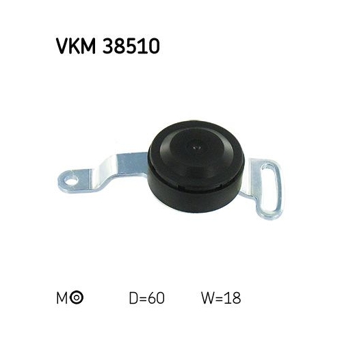 Spannrolle, Keilrippenriemen SKF VKM 38510 f&uuml;r SMART, links