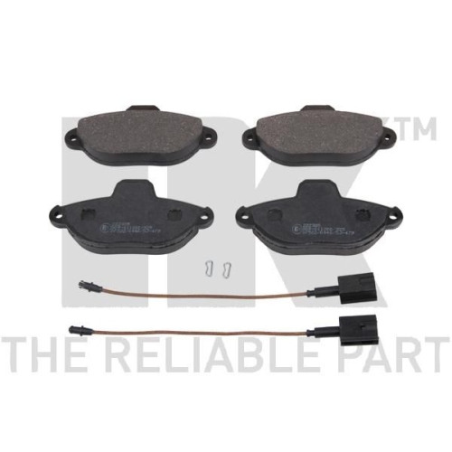 Bremsbelagsatz, Scheibenbremse NK 222385 f&uuml;r FIAT FORD, Vorderachse