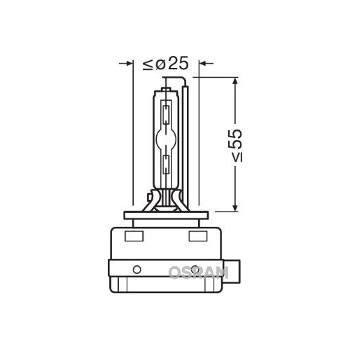 Gl&uuml;hlampe, Fernscheinwerfer OSRAM 66140 XENARC ORIGINAL