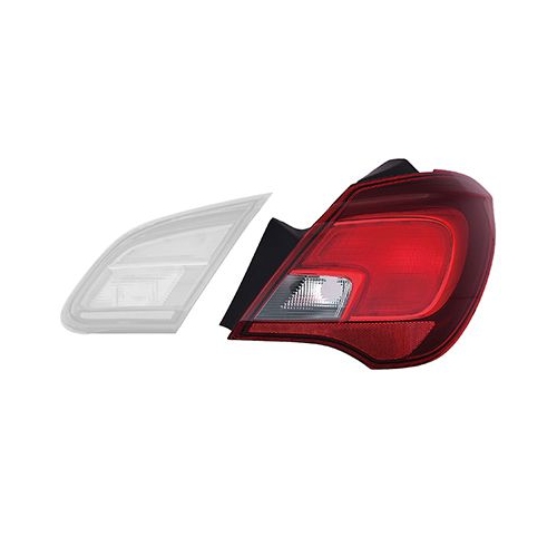 Heckleuchte VAN WEZEL 3804936 f&uuml;r OPEL, rechts