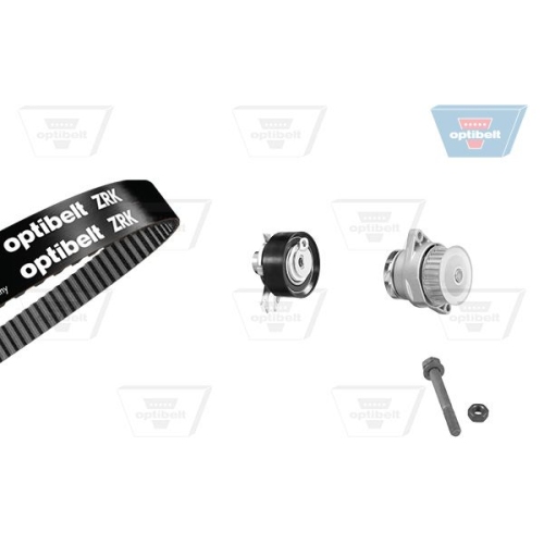 Wasserpumpe + Zahnriemensatz OPTIBELT KT 1034 W2 Optibelt-WAPU-KIT