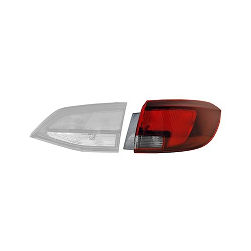 Heckleuchte VAN WEZEL 3811922 f&uuml;r OPEL, rechts