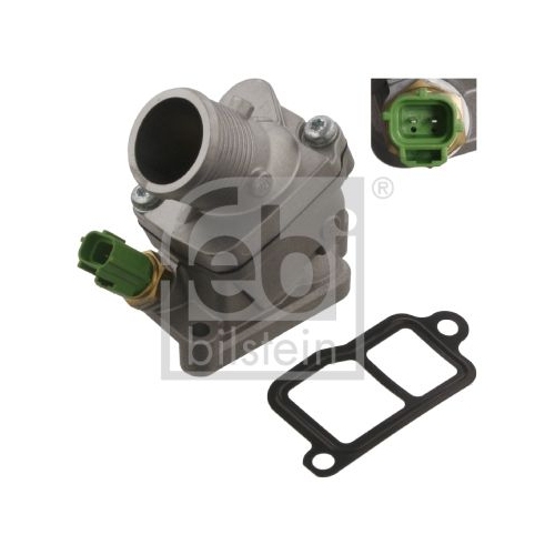 Febi Bilstein 34850 Thermostat mit Geh&auml;use, Dichtung und Temperatursensor , 1 St&uuml;ck