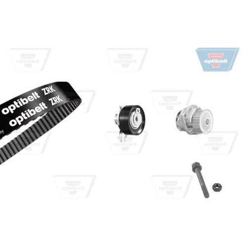 Wasserpumpe + Zahnriemensatz OPTIBELT KT 1034 W3 Optibelt-WAPU-KIT