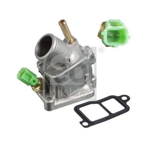 Febi Bilstein 34851 Thermostat mit Geh&auml;use, Dichtung und Temperatursensor , 1 St&uuml;ck