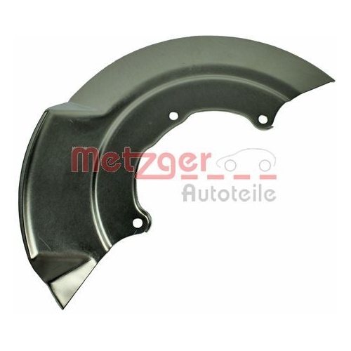 Spritzblech, Bremsscheibe METZGER 6115058 f&uuml;r VAG, Vorderachse rechts