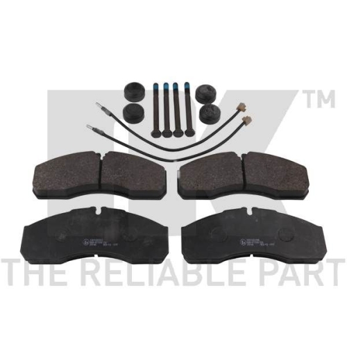Bremsbelagsatz, Scheibenbremse NK 222395 f&uuml;r IVECO NISSAN RENAULT RENAULT TRUCKS