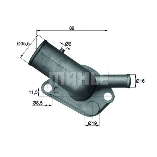 Thermostat, K&uuml;hlmittel MAHLE TI 64 87D f&uuml;r FIAT