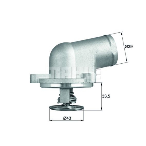 Thermostat, K&uuml;hlmittel MAHLE TI 207 87D f&uuml;r MERCEDES-BENZ