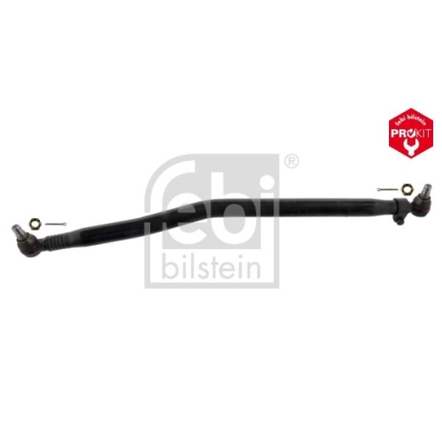 Febi Bilstein 38570 Lenkstange mit Kronenmuttern und Splinten, vom Lenkgetriebe zur 1. Vorderachse , 1 St&uuml;ck