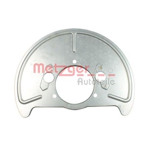 Spritzblech, Bremsscheibe METZGER 6115164 f&uuml;r VAG, Vorderachse rechts