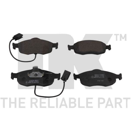 Bremsbelagsatz, Scheibenbremse NK 222519 f&uuml;r FORD, Vorderachse