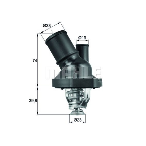 Thermostat, K&uuml;hlmittel MAHLE TI 200 90 f&uuml;r FORD MAZDA VOLVO