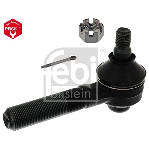 Febi Bilstein 43186 Spurstangenendst&uuml;ck mit Kronenmutter und Splint , 1 St&uuml;ck