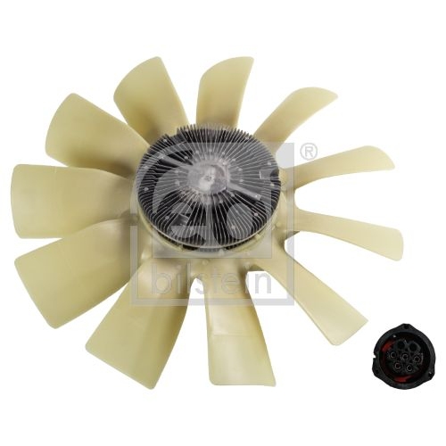 Febi Bilstein 46761 L&uuml;fterkupplung mit L&uuml;fterfl&uuml;gel , 1 St&uuml;ck