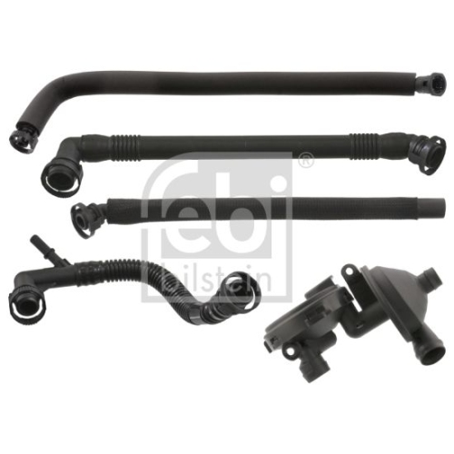 Febi Bilstein 1x 46303 Entl&uuml;ftungsventil f&uuml;r Kurbelgeh&auml;use mit Anbaumaterial Schwarz