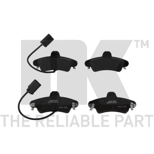 Bremsbelagsatz, Scheibenbremse NK 222520 f&uuml;r FORD, Hinterachse