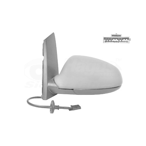 Au&szlig;enspiegel VAN WEZEL 3749807 * HAGUS * f&uuml;r OPEL, links