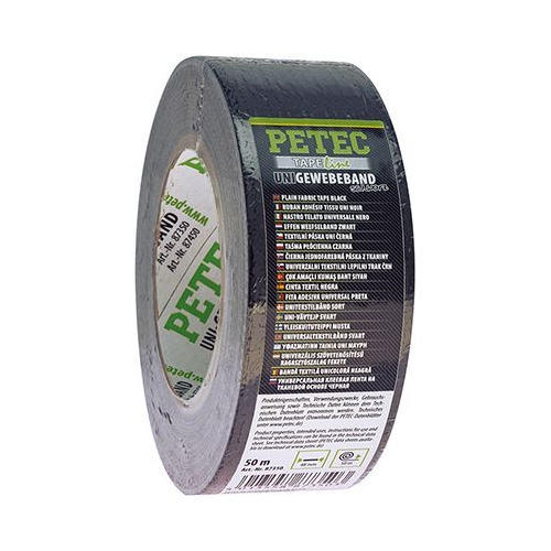 Klebeband PETEC 87350 UNI-GEWEBEBAND, SCHWARZ f&uuml;r