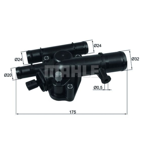 Thermostat, K&uuml;hlmittel MAHLE TI 243 89 f&uuml;r RENAULT